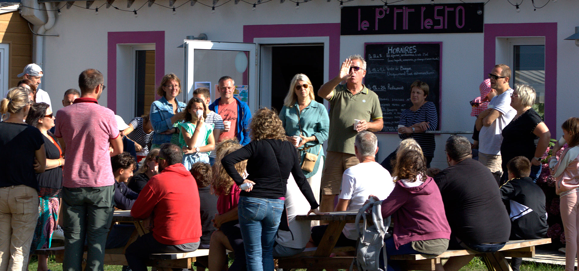 Camping L'Océan Belle-Ile-en-Mer Morbihan Pot d'accueil