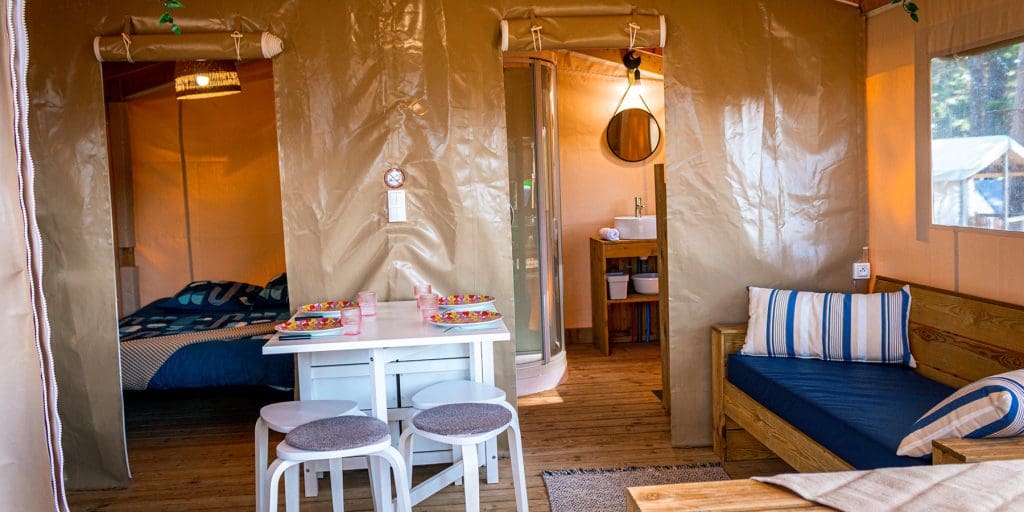 Camping L'Océan Belle-Ile-en-Mer Morbihan randonnée en Lodge Premium